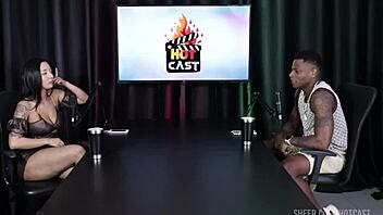 brazilian milf's naughty interview turns into wild group outdoor fuckfest