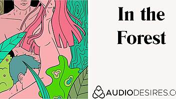 forest roleplay threesome moans to shared orgasms