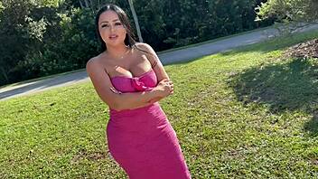 super thick latina babe picked up and roughly fucked in rolls royce!