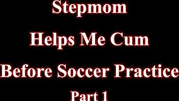 stepmom help me cum quick before soccer with your big tits
