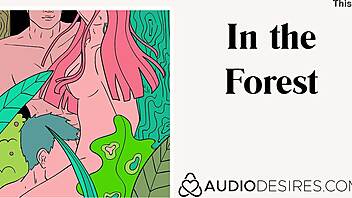 forest roleplay threesome moans to shared orgasms