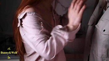 Watch these passionate lesbians rip clothes for juicy pussy fingering and rough kissing