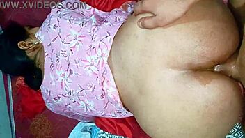 Indian Hot Bhabhi Takes Rough Doggystyle Ass and Pussy Pounding with Loud Moans