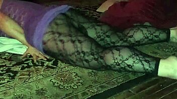 quick floor grinding builds to explosive orgasm rush