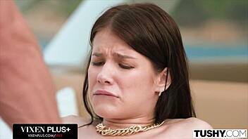 Petite Sophie Weber's Passionate DP With Two Monsters!