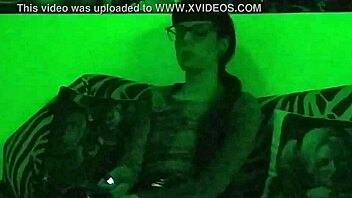 Beth Kinky Goth Domina Lights Up Sexy Smoke in Green HD Glow Pt1!