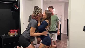 met friends for dinner then swapped partners in wild group fun