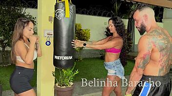 join this sizzling brazilian milf lesbian threesome party