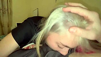 Super Sloppy Deepthroat Gagging Blowjob With Rough Face Fuck And Throatpie!