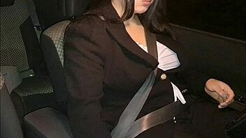thrilling panic of car masturbation caught publicly