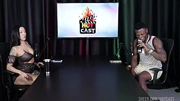 brazilian milf's naughty interview turns into wild group outdoor fuckfest