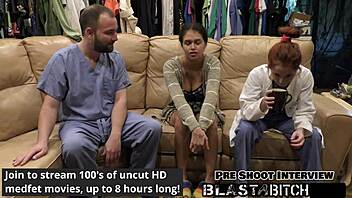 Nurse Angel Santana Creampied as Friend Watches Latex Domination