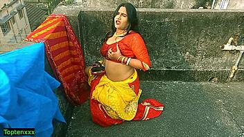 bengali milf bhabhi seduces innocent teen boy for outdoor orgasm sex finale