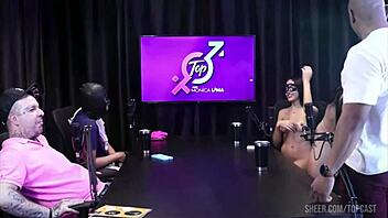 bbc pounds two horny wives live while cuck husbands watch