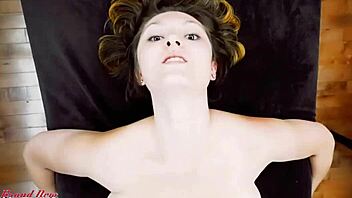 brunette coed nikki p rims juicy cock then rides deep