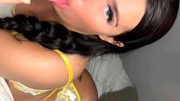 slutty british girlfriend masturbates horny on homemade pov