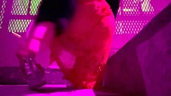 italian milf artemisia flashes legs heels lingerie smoking 🚬👠