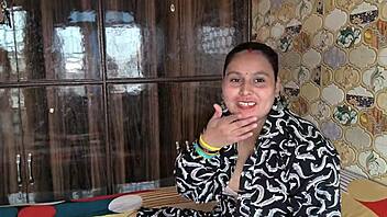 Desi Puja Bhabhi's Wild River Fuck Session