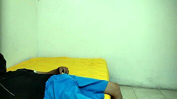 young stud's thick cock throbs wildly in hidden room?