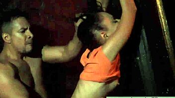 Bound teen endures old man's extreme spanking domination sex tape