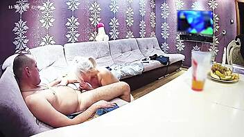 petite silver hair croatian milf teases homemade mmf fun voyeur style evening