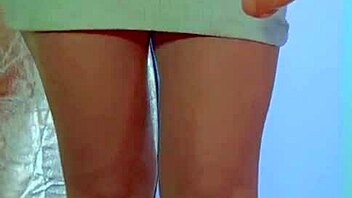 hey girl in sexy dress and sneakers, wanna see me slide this glass dildo deep inside?