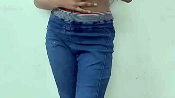 solo indian beauty teases her juicy boobs and tight pussy at work