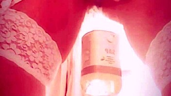 Lucy Lake having naughty wet pee fun in garter belt