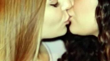 Katherine and megan's hot french lesbian kisses 😘👅