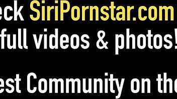 Brunette Cheyenne craves Siri pornstar's teasing tongue play