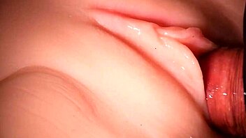 her shaved fuck doll pussy double penetrated toys makes me cum quick closeup