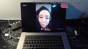 Spanish MILF Fucks Fan on Webcam!