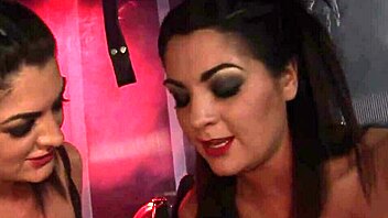 hey busty brunette slut and her friend chain dude for wild lesson 🔥😈🍆💦