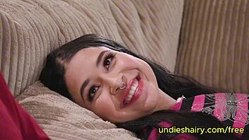 hey petite horny brunette teen suck that fat huge dick nasty