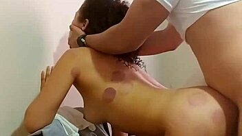 Masseur Cums on Bent-Over Patient Asses