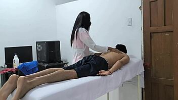 this sensual 20-year-old mulata's perfect ass massage drives me crazy with seduction