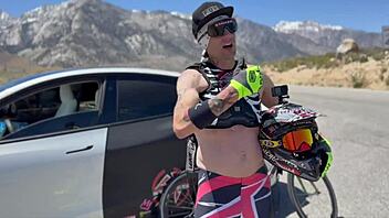 Blonde Babe Mt Whitney Rides Monster Cock Downhill In XXX Cycling Frenzy