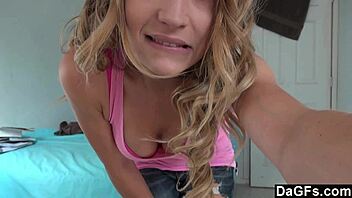 Blonde Babe's Intense Solo Orgasm