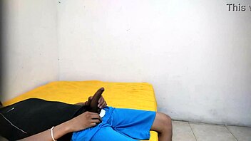 young stud's thick cock throbs wildly in hidden room?