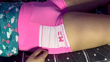 caught stepdaughter's swollen pussy in leggings during workout punishment