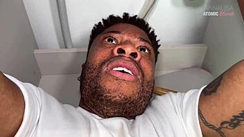 Slutty wife screams as black plumber's huge cock pounds!