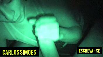 She rides him hard and tasty in the dark