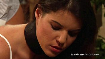 big ass lesbian slave bound bent over fingered hard by mistress