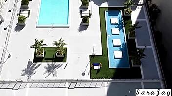 Best Close-Up Tongue Fucking Devours Sara Jay's Wet Pussy