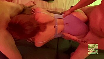 mexican milf trio husband cums six times