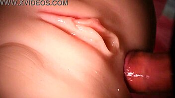 her shaved fuck doll pussy double penetrated toys makes me cum quick closeup