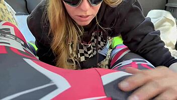 Blonde Babe Mt Whitney Rides Monster Cock Downhill In XXX Cycling Frenzy
