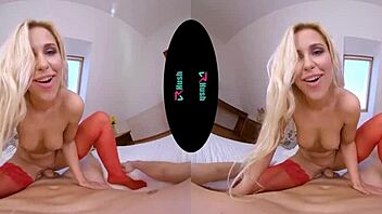 petite blonde lola myluv rides cock in intense pov vr