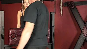 molly manson bound deepthroats monster cock punishment in garage