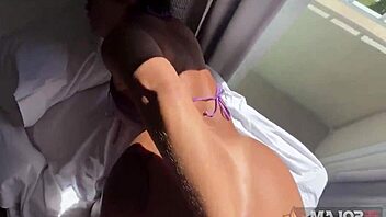 Busty Milf Monica Santhiago Butt Fucked by Big Black Cock